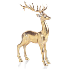 Load image into Gallery viewer, Large Gold Deer Looking Ahead, Sitting Deer & Small Deer