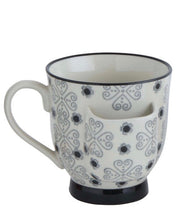 Load image into Gallery viewer, Hand-Stamped Mug with Tea Bag Holder, 4 Styles