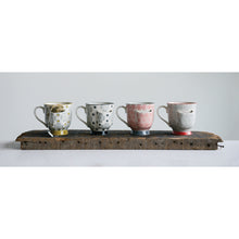 Load image into Gallery viewer, Hand-Stamped Mug with Tea Bag Holder, 4 Styles