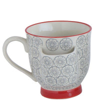 Load image into Gallery viewer, Hand-Stamped Mug with Tea Bag Holder, 4 Styles