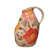 Load image into Gallery viewer, Hand-Painted Stoneware w/ Florals, Multi Color