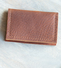 Load image into Gallery viewer, Leather Business Card Holder
