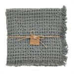Load image into Gallery viewer, Mud Pie Gray Waffle Weave Napkin Set