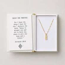 Load image into Gallery viewer, Lenny &amp; Eva Storytellers Necklace-Jeremiah 29:11
