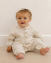 Load image into Gallery viewer, Quincy Mae Henley Bubble Jumpsuit Floret
