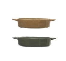 Load image into Gallery viewer, 2 Quart Stoneware Serving Bowls/Baker With Handles
