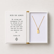Load image into Gallery viewer, Lenny &amp; Eva Storytellers Necklace-Joshua 1:9
