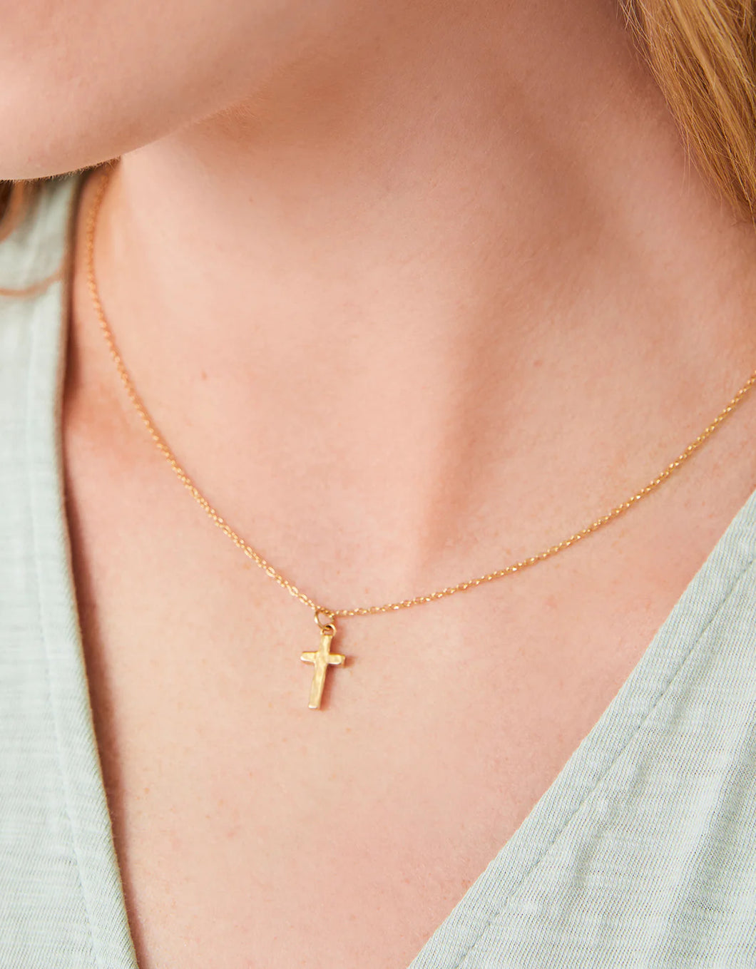 Splash Spartina Cross Necklace 17''