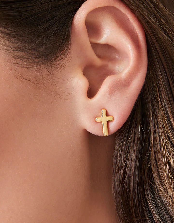 Spartina Splash Cross Stud Earrings