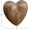 Load image into Gallery viewer, Mango Wood Heart Shaped Dish, Natural
