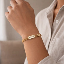 Load image into Gallery viewer, Lenny &amp; Eva Sentiment Cord Bracelet-Pray, Philippians 4:6
