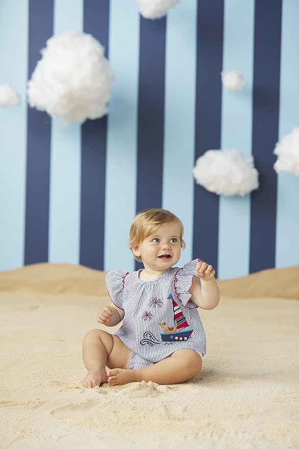 Mud Pie Sailboat Pinafore Set