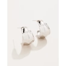 Spartina Splash Hawser Hoop Earrings SIL