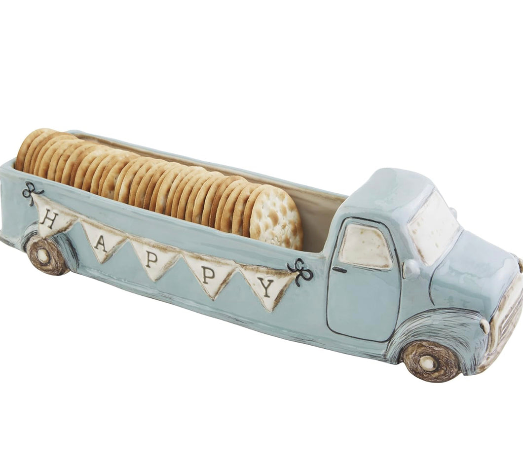 Mud Pie Easter Truck Cracker Dish