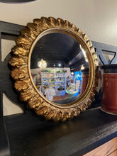 Load image into Gallery viewer, Two’s Company Gold Leaf Wall Mirror
