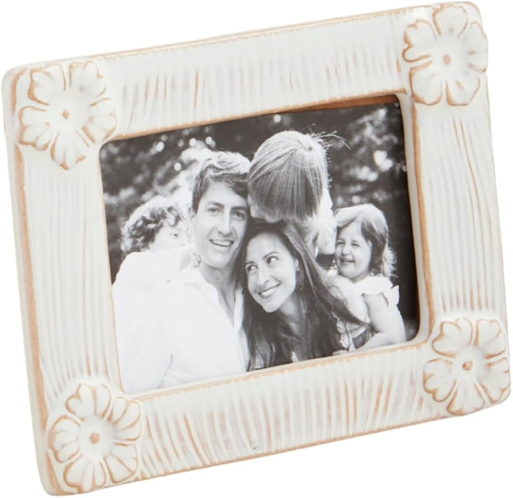 Mud Pie Horizontal Flower Mini Frame