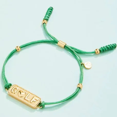 Spartina Splash Golf Sporty Slide Bracelet Greenbriar