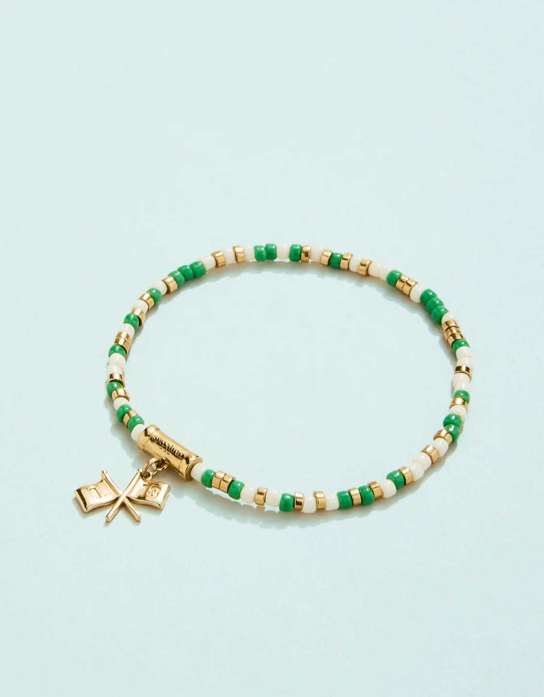 Spartina Splash Golf Flags Stretch Bracelet Greenbriar