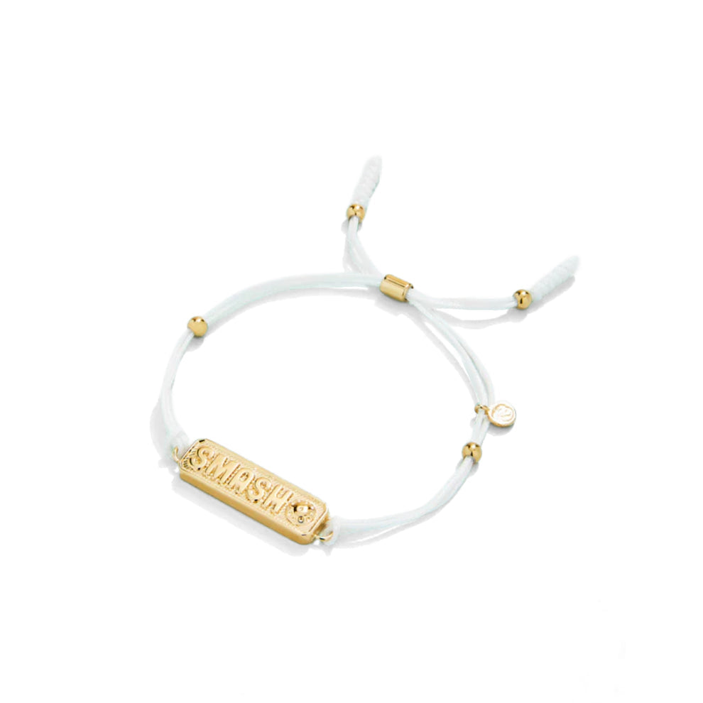 Spartina Splash Pickleball SMASH Slide Bracelet Yellow