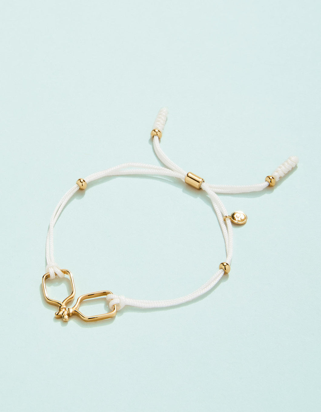 Spartina Splash Pickleball Paddle Slide Bracelet White