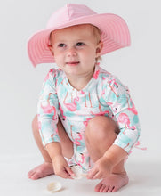 Load image into Gallery viewer, RuffleButts Girls Pink Swim Hat
