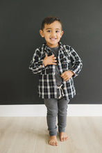 Load image into Gallery viewer, Mebie Baby Charcoal Organic Cotton Ribbed Pocket Set
