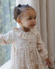 Load image into Gallery viewer, Quincy Mae  Ruffle Collar Button Dress Pink Blossom
