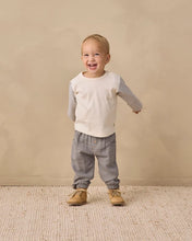 Load image into Gallery viewer, Quincy Mae Long Sleeve Raglan Tee Cloud
