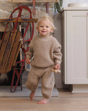 Load image into Gallery viewer, Quincy Mae Chunky Knit Sweater - Heathered Latte
