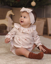 Load image into Gallery viewer, Quincy Mae Velour Bow Headband - Red Bows
