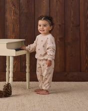 Load image into Gallery viewer, Quincy Mae Velour Relaxed Sweatshirt - Red Bows
