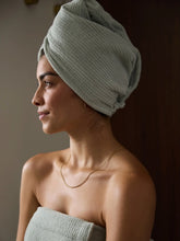 Load image into Gallery viewer, Cozy Earth Ribbed Terry Hair Towel
