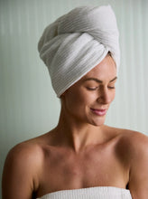 Load image into Gallery viewer, Cozy Earth Ribbed Terry Hair Towel
