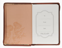 Load image into Gallery viewer, Amazing Grace Natural Canvas &amp; Brown Faux Leather Journal
