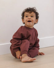Load image into Gallery viewer, Quincy Mae Sweatpant Black Cherry
