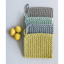 Load image into Gallery viewer, Cotton Crocheted Pot Holder, 4 Colors
