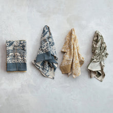 Load image into Gallery viewer, Cotton Printed Tea Towels w/ Floral Pattern, Set of 3
