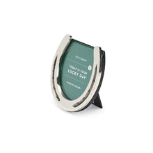 Load image into Gallery viewer, Two&#39;s Company Lucky Day Horseshoe Photo Frame
