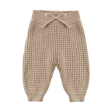 Load image into Gallery viewer, Quincy Mae Chunky Knit Pant - Heathered Latte
