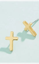Load image into Gallery viewer, Spartina Splash Cross Stud Earrings
