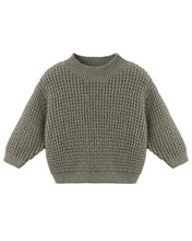 Load image into Gallery viewer, Quincy Mae Chunky Knit Sweater - Spruce
