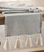 Mud Pie Gray Ponchaa Table Runner