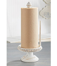 Load image into Gallery viewer, Mud Pie - Beaded Wood Paper Towel Holder
