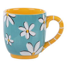 Load image into Gallery viewer, Daisy Pray More Worry Less Mug
