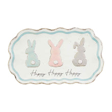 Load image into Gallery viewer, Mud Pie Bunny Trio Platter
