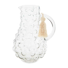 Load image into Gallery viewer, Mud Pie- Hobnail Glass Pitcher
