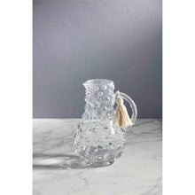 Load image into Gallery viewer, Mud Pie- Hobnail Glass Pitcher
