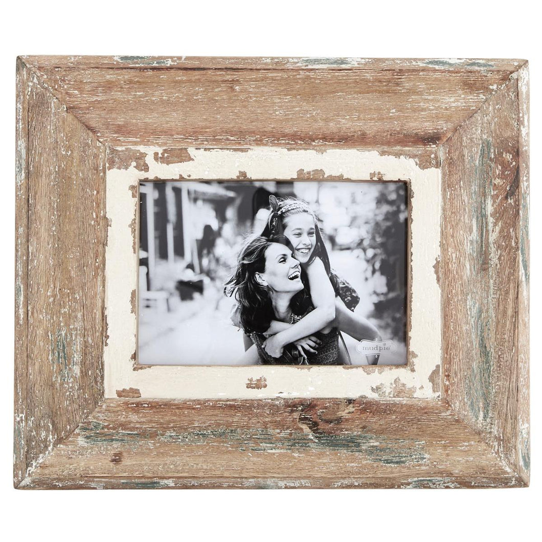 Mud Pie-Medium Wood Weathered Frame