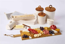 Load image into Gallery viewer, Mud Pie-Stoneware Canister Set
