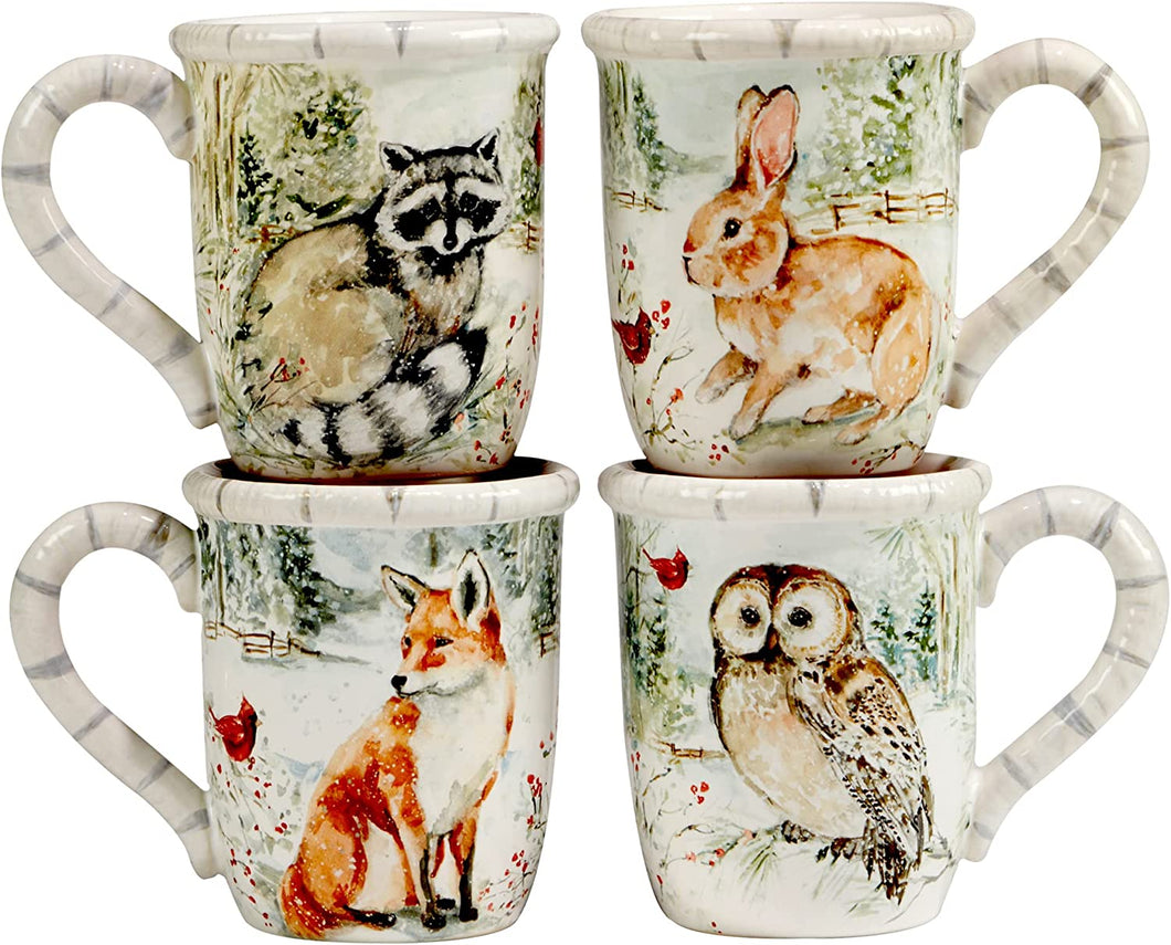 Winter's Walk 16 oz. Mugs